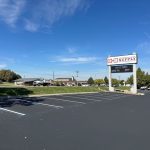 seal coat and striping at D&B supply Nampa